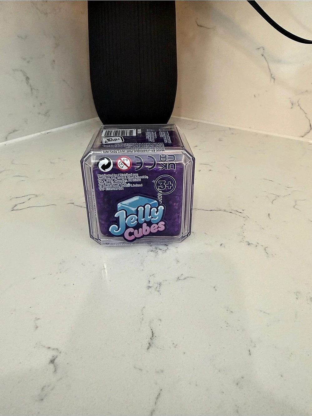 Just Toys Intl. Jelly Cubes Squishy Sensory Toy.